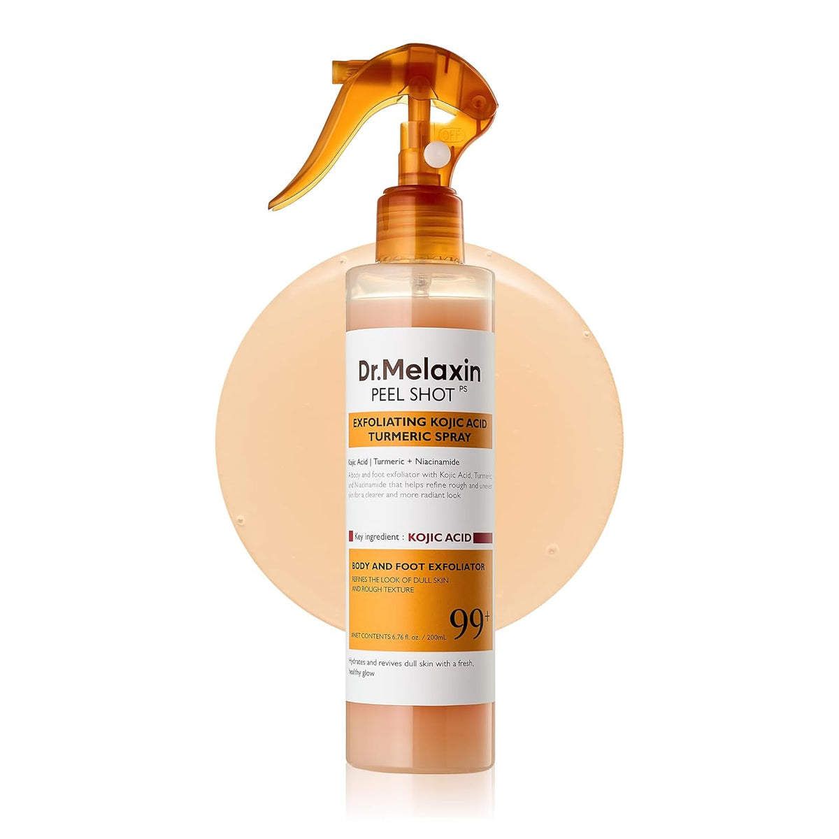 Kojic Acid Body Peeling Turmeric Spray