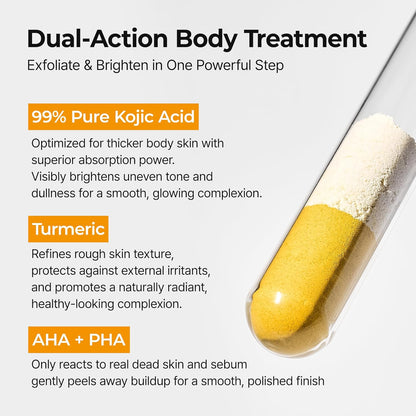 Kojic Acid Body Peeling Turmeric Spray