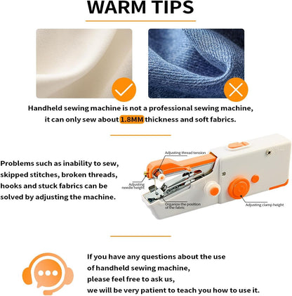 Handheld Rechargeable Sewing Machine